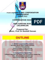 Performance and Compensation Management (HRM 751) Compensation Issues Aida Azreena Rosli (2012698128) Prepared For: Assoc. Prof. DR Roshidi Hassan