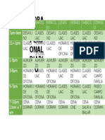 Horario Final