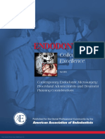 Endodontic Microsurgery: Procedural Advancements and Treatment Planning Considerations