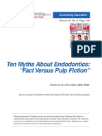 Ten Myths About Endodontics