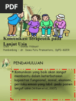 Download Komunikasi Terapeutik Pada Usia Lanjut by Ganda Hidayat SN33482462 doc pdf