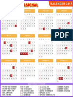 Kalender 2017 Indonesia Libur Nasional