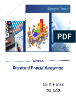 Overview of Financial Management