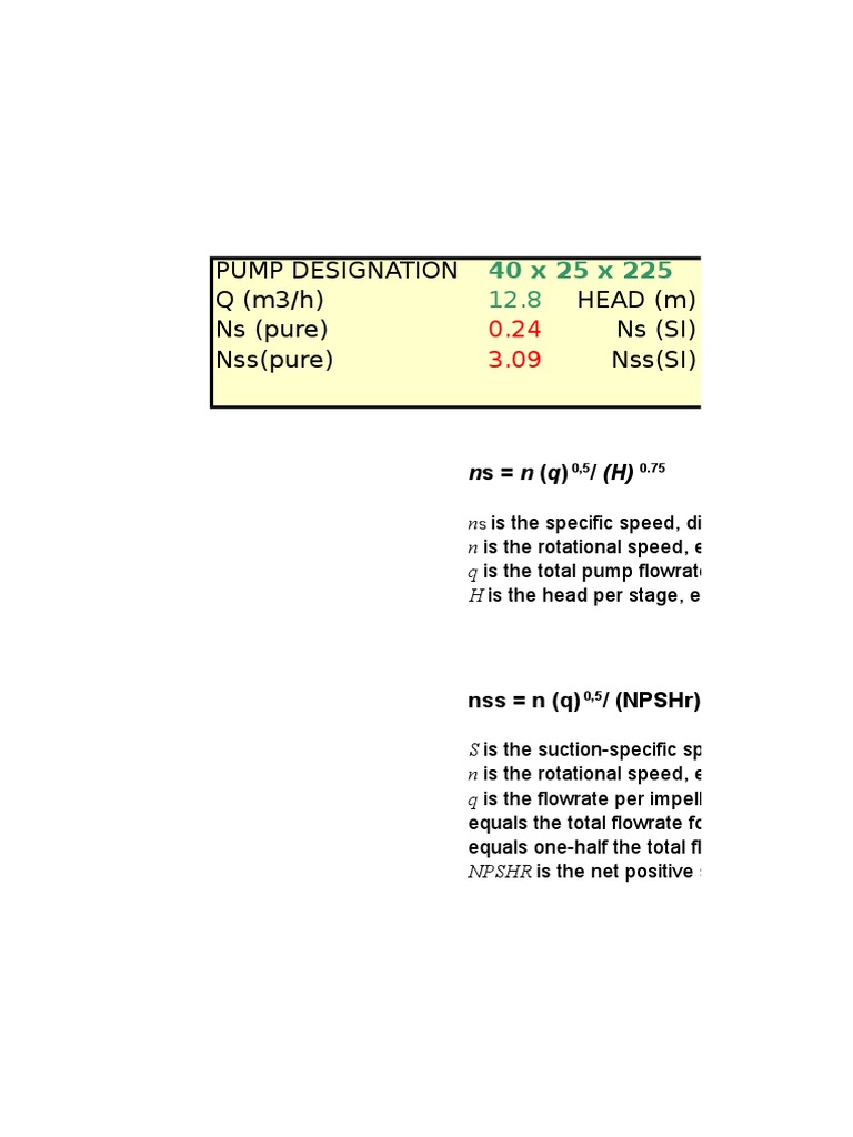 Engineers Toolbox Nss Calculator | PDF