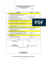 Form Evaluasi Praktik Profesional Berkelanjutan Staf Medis