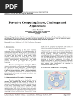 Pervasive Computing Issues, Challenges and Applications: WWW - Ijecs.in