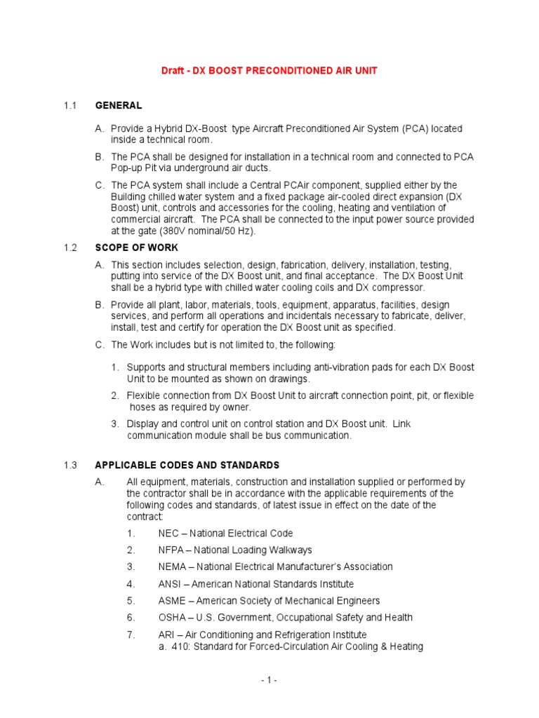 PCA, GPU - Cavotec | PDF | Hvac | Air Conditioning
