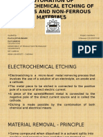 Automation of Electrochemical Etching of Ferrous and Non-Ferrous