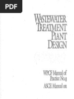 Wastewater Treatment Plant Design Guide | PDF | Membrane | Sewage Treatment