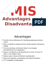 Advantages and Disadvantages