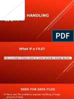 Data File Handling IN C++