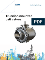 Trunnion Mounted Ball Valves: Inspired by Challenge