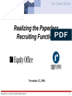 ERecruit-Realizing The Paperless Recruiting Function