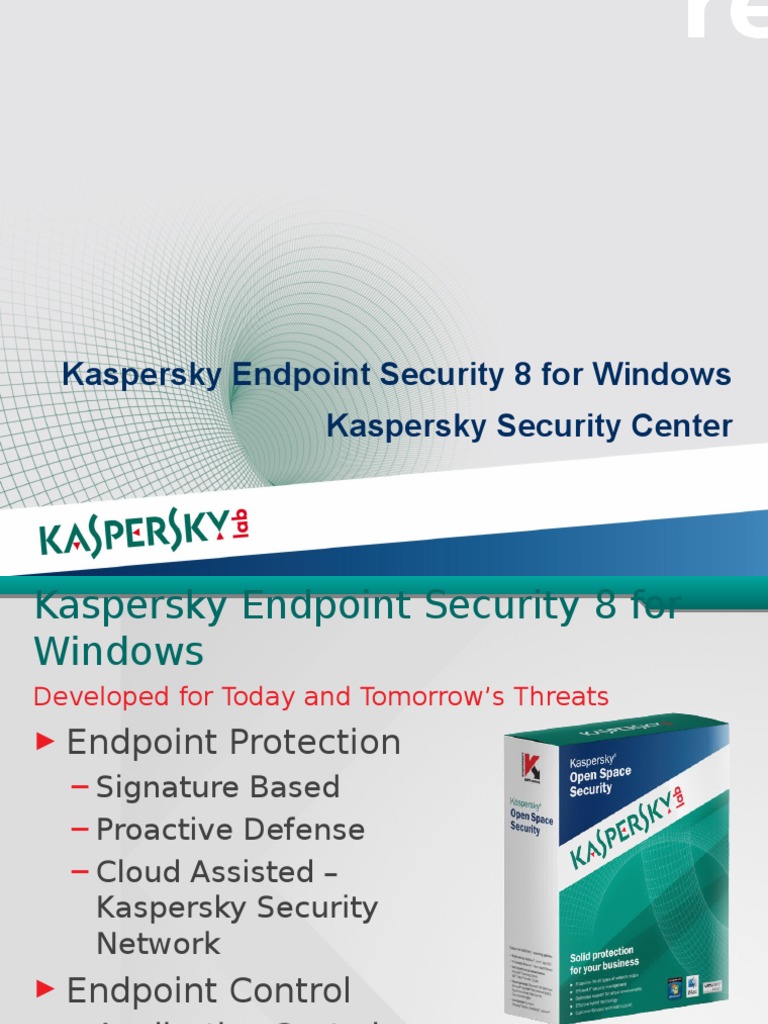Kaspersky Endpoint Security 8 Overview | PDF | Virtual Machine ...