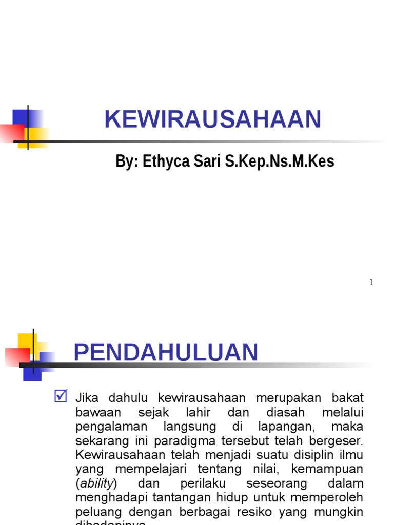 Materi kuliah Kewirausahaan.ppt