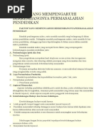 Download Faktor Yang Mempengaruhi Berkembangnya Permasalahan Pendidikan by Andrey Rahman SN334851315 doc pdf