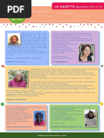 Gazette n°18 décembre 2016