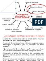 INSTRUMENTOS DE LA POLÍTICA Y LA GESTION AMBIENTAL