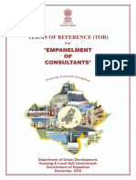 Final TOR For Empanelment of Consultants