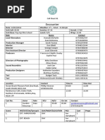 mortality callsheet 2