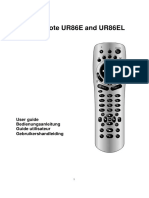 UR86E (L) PC Remote Manual 4 Languages