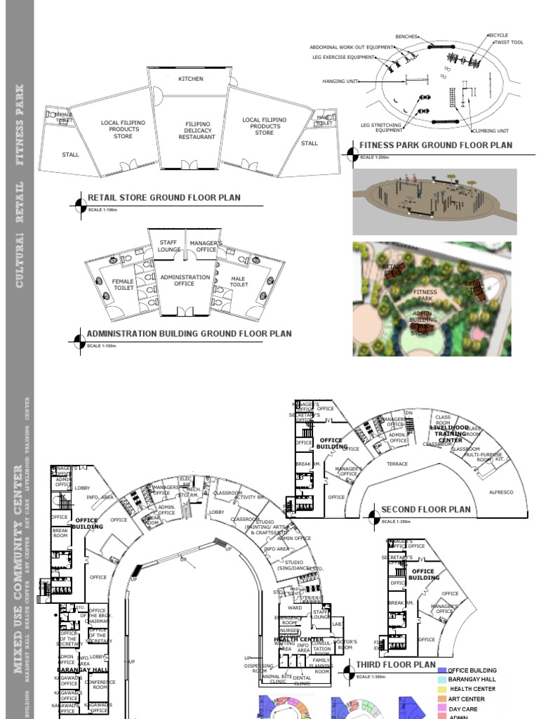 Ground Floor Plans for Community Center | PDF