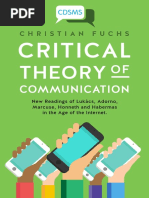 Fuchs (2016) - Critical Theory of Communication