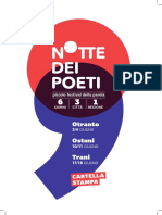 Notte Dei Poeti Festival Salento