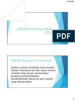 ANOVA & Kruskal-Wallis: ANOVA (Analysis of Variance)