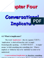 Chapter4 - Conversational Implicature