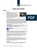 EU Legislation Packaging and Packaging Waste