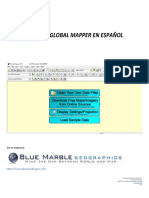 Calibración de mapas con Global Mapper