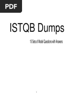 ISTQB Dumps: 15 Sets of Model Questions With Answers