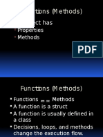 Functions (M Ethods) : An Object Has