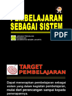 Pembelajaran Sebagai Sistem