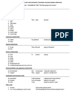 Verbs Patterns