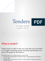 Tenders: Ar. Pappal Suneja Lecturer, NIT-H