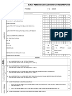 Formulir Surat Pernyataan Harta - Excel