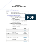 L2-Limbajul HTML - Liste, Tabele Şi Cadre