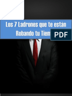 Los 7 Ladrones Que Estan Robando Tu Tiempo