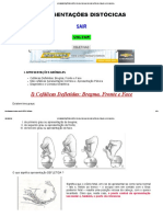 Apresentações Distocicas (Cefalicas Defletidas, Pelvica, Cormica)