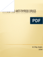 Thyroid and Anti-Thyroid Drugs
