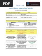 Scheme of Work 4th DCG