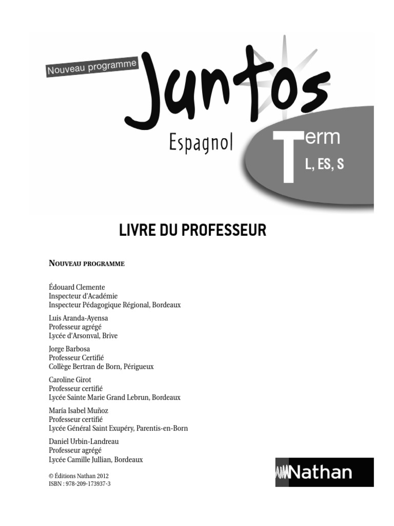 Livre Espagnol | PDF | Documento | Idiomas