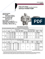 FXX Duplex Pump Specs