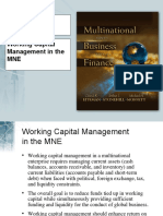 Working Capital Management in The MNE