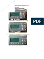 Manual de Operación Topcon Gts 252