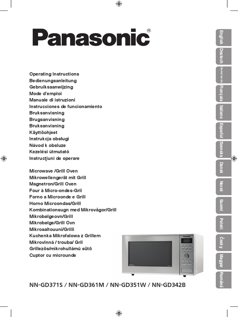 NN-ST34HM Horno de microondas - Panasonic Latin America