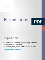 Prepositions