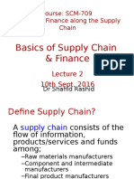 Basics of Supply Chain & Finance